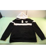 DISCONTINUED ZOO YORK REVERT SHERPA FULL ZIP HOODIE BLACK WHITE SMALL NE... - $894.42 MXN