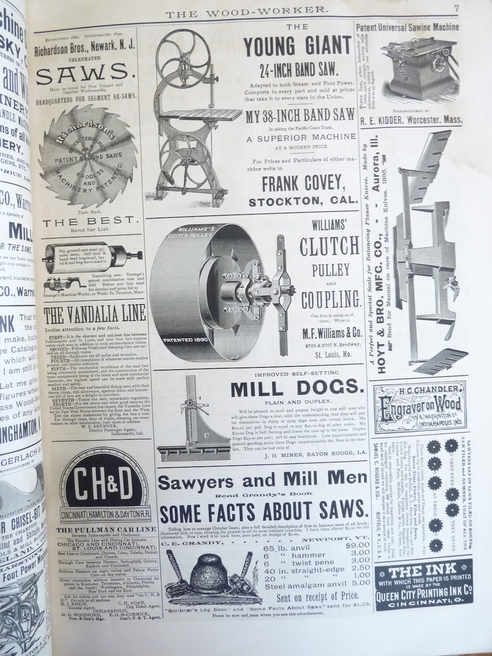 Wood-Worker 1891 trade magazine machine journal vintage tool ephemera Item image 3