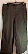 New York and Co Womens Sz 8 Average Dark Army Green Pants  - $10.88