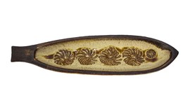 Bennington Potters 1805 David Gil Studio Pottery Fish Platter Dish Earth Tones - $68.99