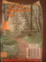 Blaze Orange Hunter Safety Vest-Brand New-SHIPS N 24 HOURS - £35.51 GBP
