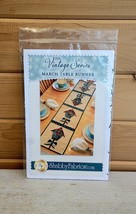 Vintage Series Sewing Pattern March Table Runner Shabby Fabrics 12.5 x 53 - £14.32 GBP
