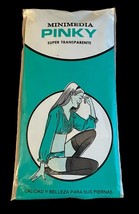 VTG Pinky Hosiery Knee High Nylon Stockings Sheer Dark Taupe Sissy Mini ... - $11.94