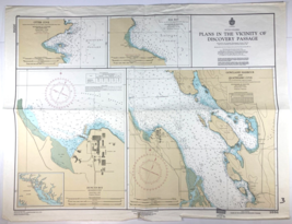 VANCOUVER Island BRITISH COLUMBIA Nautical Chart Canada Map DISCOVERY PA... - £23.34 GBP