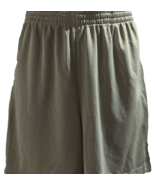 Starter Mens Gray Mesh Lined Shorts Size S 28-30 Elastic Waist Drawstring - £4.46 GBP