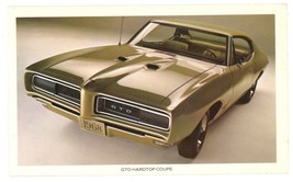 GTO hardtop coupe Pondiac photograph 1968 original promotional factoryvi... - $19.00