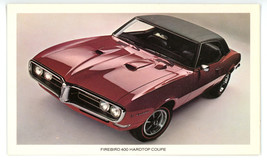 1968 Firebird 400 hardtop coupe photo Pontiac original factory - £13.39 GBP