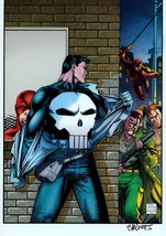 12.5x19 Inch Carl Potts SIGNED Art Print ~ Punisher War Journal #2 Dared... - £36.84 GBP