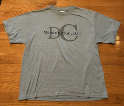 Washington D.C. T-Shirt Calvin Klein tourist Vintage Hanes Heavyweight 5... - £7.88 GBP