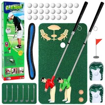 Mini Golf Toys For Kids Funny Golf Gifts, Retirement Gift Two Mini Golfers For P - £74.34 GBP