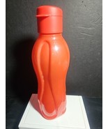 Tupperware ECO+ Water Bottle 16 Oz Bottle Red Leak Proof Lid NEW - $8.90