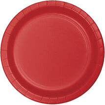 Red Dinner Plates (24) - Birthday Party Supplies - $3.93