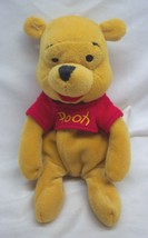 Walt Disney Store WINNIE THE POOH BEAR 7&quot; Bean Bag STUFFED ANIMAL Toy 19... - $14.85