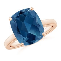 Authenticity Guarantee

ANGARA Cushion London Blue Topaz Ring with Hidden Acc... - £623.85 GBP