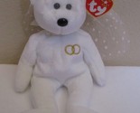 Ty Beanie Baby Mrs. The Bride Bear 6&quot; NEW - $8.90