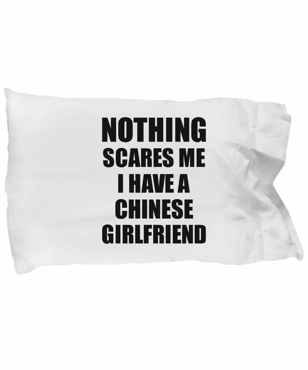 EzGift Chinese Girlfriend Pillowcase Funny Valentine Gift for Bf My Boyfriend Hi
