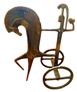 Mid Century  F. Weinberg Etruscan Bronze Horse Athena Owl [e-10] xB - $551.95 MXN