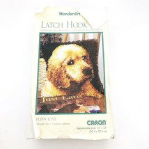 WonderArt Puppy Love Latch Hook Kit # 4670 Labrador w/ Hook Started - £16.39 GBP