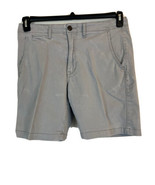 Men&#39;s Gray Arizona Jeans Flat Front Short. 32. 98% Cotton/ 2% Spandex - £14.77 GBP