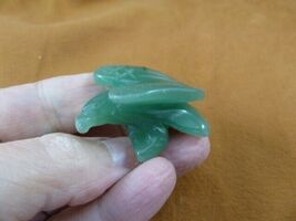 Y-BIR-EA-ST-563) EAGLE eagles bird Green aventurine gem STONE gemstone - $18.69