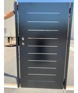 Privacy gate for side courtyard | Steel gate | Pedestrian iron gate - $21,994.59 MXN