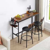 Bar Table And Chairs Set For 2,Counter Height Bar Table And Chairs Set With Coll - $339.99