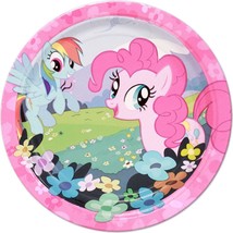 My Little Pony Friendship Dessert Plates Birthday Party Supplies 8 Per Package - £4.19 GBP