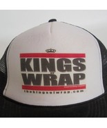 Vintage Kings Of Wrap Logo Men Promo Trucker Hat Advertising Snapback Cap - $17.79