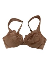 Glamorise Womens 34B  Bra Underwire Lace Front Closure Beige 15564 - $14.89