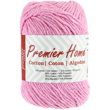 Premier Yarns Home Cotton Yarn  Solid Pastel Pink - £11.79 GBP