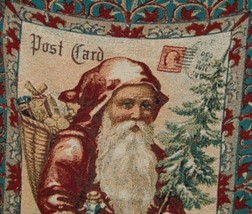 Woodworkers Weavers Paula Scaletta Postcards to Santa Tapestry Throw image 2