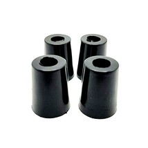1&quot; Round Rubber Feet Bumpers 1 3/16&quot; Tall Screw in Vibration Dampener 4-... - £8.89 GBP+