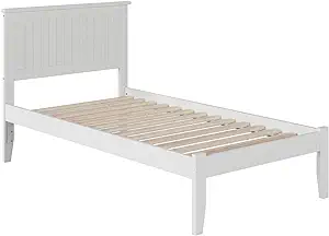 AFI Nantucket Twin Platform Bed with Open Footboard and Turbo Charger in... - $518.99