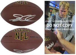 Greg Olsen Signed Football Proof COA Autographed Carolina Panthers Chicago Bears - £118.69 GBP