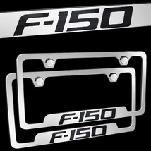 Brand New 2PCS F150 Chrome Stainless Steel License Plate Frame Officially Licens - $60.00