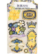 Bee Utiful You Adhesive Layered Chipboard 7 Pkg W Gold Glitter Accents - $159.65 MXN