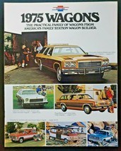 Original 1975 Chevrolet Wagons Chevelle Malibu Vega  Dealer Sale Brochur... - £11.72 GBP