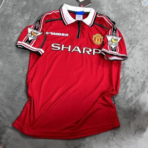 Maglia retrò Manchester United 98/99, maglia di David Beckham per tifoso... - £49.11 GBP