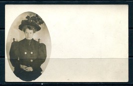 Real Photo Post Card circa 19th Cent. Mint Lady sitting in the chair 9203 - $5.15