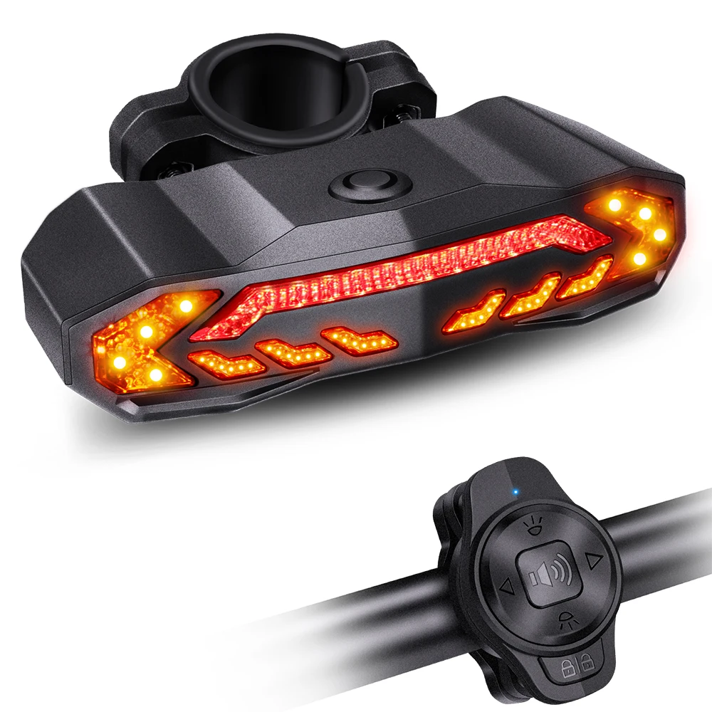 IBYLY Bike ke Taillight Turn Light Wireless Remote Control Turning lamp LED Wate - £132.69 GBP