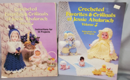 Crocheted Favorites &amp; Originals Jessie Abularach Volumes 3 &amp; 5 1980s 66 ... - £7.70 GBP