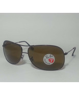 Ray-Ban Polarized Brown men sunglasses RB3267 Rectangular Aviator Style ... - $145.50