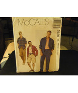 McCall&#39;s 3526 Men&#39;s Jacket, Shirt, Pants &amp; Shorts Pattern - Size 38/40/4... - £8.34 GBP