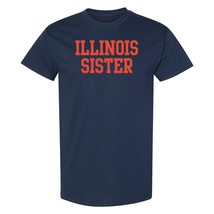 AS15 - Illinois Fighting Illini Basic Block Sister T Shirt - 3X-Large - Navy - £18.95 GBP