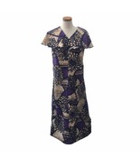 Vintage 1970s Darina Hawaiian Purple Polyester MuuMuu Maxi Dress Medium ... - $83.51 CAD