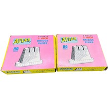 ️ Atlas HO Scale 3” Bridge Piers #81 – 2 Box Lot 8pcs Vintage Model Train - $512.50 MXN