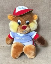 Vintage 1985 LLB Little League Dugout Plush Chipmunk Stuffed Animal Toy ... - $11.88