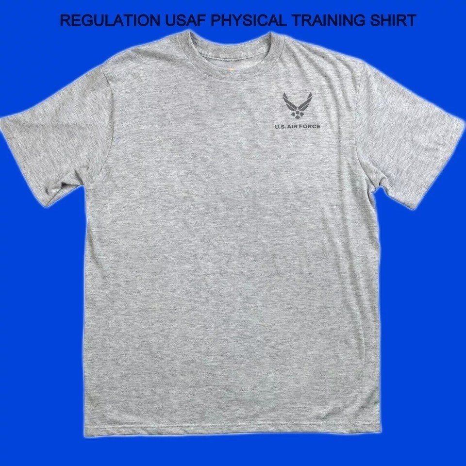 AUTHORIZED USAF U.S. Air Force Shirt IPTU Reflective PHYSICAL TRAINING S... - $21.38