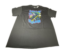 Chillin’ Like A Villian Mens T-Shirt Sz XL Black Skull Grim Reaper 100% ... - $14.99