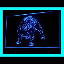 210195B Bulldog Dog Shop Pet Animals Features Special Care Lovers LED Light Sign - £17.57 GBP